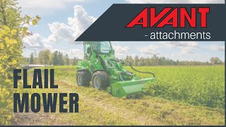 Avant attachments Flail Mowers [upl. by Nies]