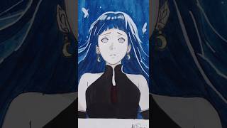 Drawing Hinata hyuga naruto hinata anime [upl. by Ridglea]