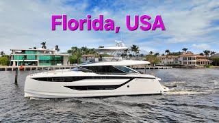 Fort Lauderdale international boat show Superyachts Luxury Homes and Celebrity Apex cruise port [upl. by Chaing]