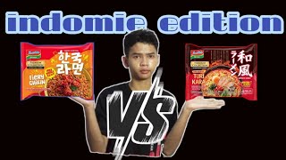 battle ramyon vs ramen  indomie edition [upl. by Aimo]