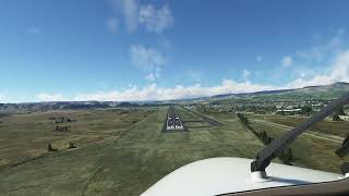 Landing in Gunnison Colorado  KGUC GUC  Gunnison Crested Butte Regional Airport gunnison fs20 [upl. by Kylynn]