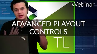 Titler Live 5  Advanced playout controls  NewBlue Webinar [upl. by Haidadej]