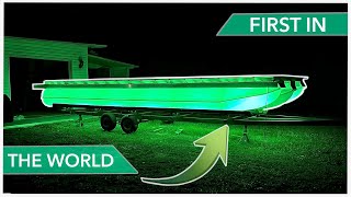 Building the WORLDS FIRST Light Up Boat [upl. by Nanci]