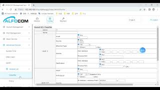 ALFOCOM 8 ports GPON OLT WEB management [upl. by Caleb]