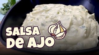 Cómo Hacer Salsa de AJO y Perejil [upl. by Alicirp442]