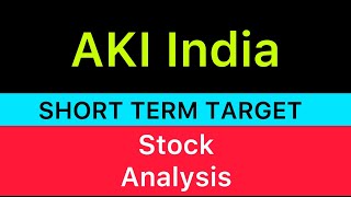 AKI India ltd share target analysis 🪀 AKI INDIA SHARE NEWS  AKI INDIA SHARE ANALYSIS 041224 [upl. by Whitehurst862]