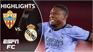 Real Madrid put in VINTAGE comeback performance vs Almeria  LaLiga Highlights  ESPN FC [upl. by Gnap]