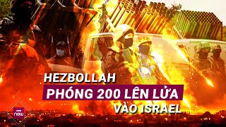 Nóng Trung Đông Hezbollah phóng loạt 200 quả tên lửa quotquy mô lớnquot vào Israel  VTC Now [upl. by Domela]