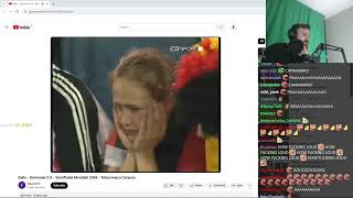 Forsen Reacts to Italia  Germania 20  Semifinale Mondiali 2006  Telecronaca Caressa [upl. by Ahsinrat950]