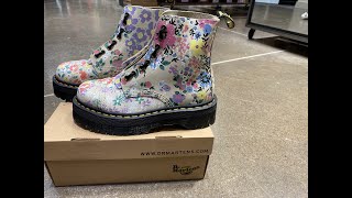 Dr Martens Sinclair Platform Boots in Floral [upl. by Robbie934]