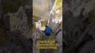 Aonach Eagach narrowest Ridge in Mainland Britain munro glencoe mountains climbing hiking [upl. by Franni]