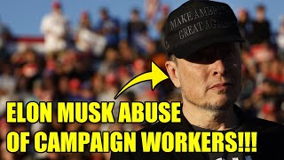 Musk Canvassers were LIED to CHEATED ABANDONED and WORSE [upl. by Etteloiv]