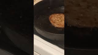 Sausage patties frying [upl. by Snowber101]