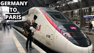 From Germany to Paris on TGV High Speed Train  Canceled Train [upl. by Twum722]