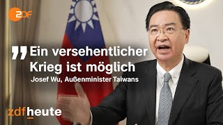 „China möchte irgendwann angreifen“  Interview mit Taiwans Außenminister  auslandsjournal [upl. by Riedel959]