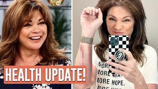 Valerie Bertinelli Suffers Injury While Filming New Project Keeps Spirits High [upl. by Lunt]