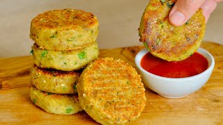 These eggplant patties are better than meat Simple and easy eggplant recipe Vegan [upl. by Namzzaj]