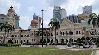 4K Merdeka Square and Heritage Trail in Kuala Lumpur Malaysia [upl. by Noskcaj]