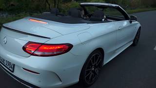 MercedesBenz CClass C43 AMG Convertible White  Sound  Exhaust  Start  2017  HD [upl. by Maram6]