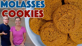 Old Fashioned Soft amp Chewy Molasses Cookies Recipe  1935 [upl. by Earaj]