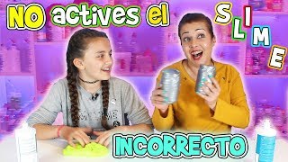 NO ACTIVES EL SLIME INCORRECTO  NO ELIJAS EL SLIME EQUIVOCADO Slime Challenge [upl. by Lavine929]