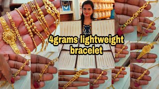 4grams lightweight bracelet collectionlowest wastagefancy dailywear lightweight bracelet [upl. by Raines]