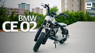 BMWs CE 02 electric scooter is aimed at the youths [upl. by Neiman]