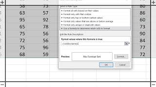 Conditional Formatting on Even and Odd Columns [upl. by Falcone]