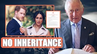 QUEENS WILL IS OUT⛔ Charles READS QUEENS WILL Harry And Meg ZERO INHERITANCE amp OUT Of SUCCESSION [upl. by Altman180]