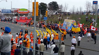 Toronto Downtown Nagar Kirtan Canada  28 April 2013 [upl. by Lemieux]