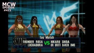 Thunder Rosa amp Luchadora vs Hikaru Shida amp Dr Brit Baker DMD  Smackdown  Ep 415 [upl. by Gareth166]