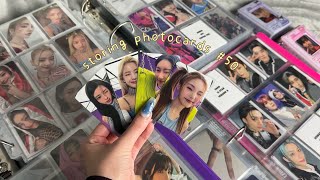 Storing New Photocards In My Binders 50 [upl. by Enaira]