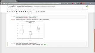 Python ANOVA Using SciPy Jupyter Notebook and Pandas [upl. by Sharman867]