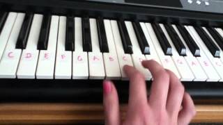 EASY Pirates of the Caribbean theme song tutorial Keyboard [upl. by Rizika]