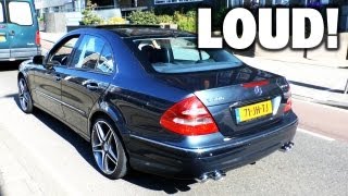 Heavily Modified Mercedes e500  Insane Sounds [upl. by Nallij]