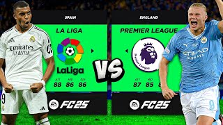 PREMIER LEAGUE vs LA LIGA in FC25 🔥 [upl. by Vannie]