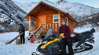 Mountain Cabin in Alaskas Backcountry [upl. by Yesdnik]