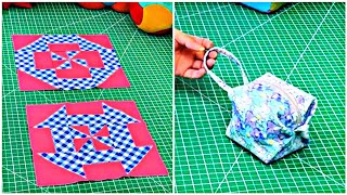 Patchwork series 10 various combination patterns And Handheld storage bag making tutorial [upl. by Jarlen369]