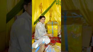 Sister ki shadi ke gift 🎁 packing sister wedding gift packing shortvideo shorts [upl. by Ecinereb]