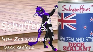 Schaffers New Zealand style deck sealant furry vrcfurries nardodragon mayu vrchat memes [upl. by Adnilra]