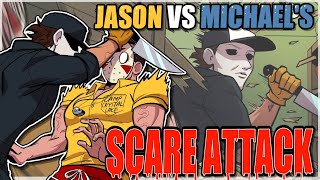 Jason Vs Michael Myers Scare Off Camp Counselor Jason Friday the 13th Comic Dub [upl. by Svoboda]