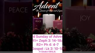 3rd Sunday of Advent C [upl. by Fruma]