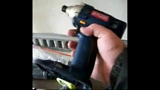 Ryobi One 18 volt impact driver use [upl. by Lounge]