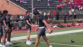 Exclusive Georgia quarterback Jared Curtis highlights [upl. by Ahsier]