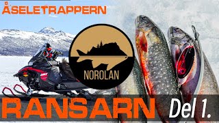 Åseletrappern  Isfiske på Ransarn del 1 Testar Norolans pirkar [upl. by Anai]