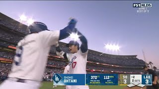 Shohei Ohtani hits his FIRST CAREER home run in the postseason 🎯  ESPN MLB [upl. by Darren]