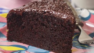 Chocolate Yogurt Cake Recipe Demonstration  Joyofbakingcom [upl. by Gannie]