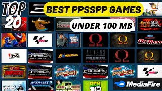 Top 20 PSP Games Under 100 MB  Highly Compressed PSP Low mb Games Gaminguniverse [upl. by Nimzay]