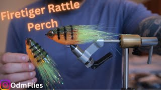 Firetiger Perch Pike Fly with Rattle on a Stinger Rig [upl. by Connelley411]