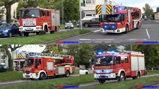 Gebäudebrand mit Menschenleben in Gefahr Alarmübung der Freiwilligen Feuerwehr Dreieich [upl. by Lilias614]